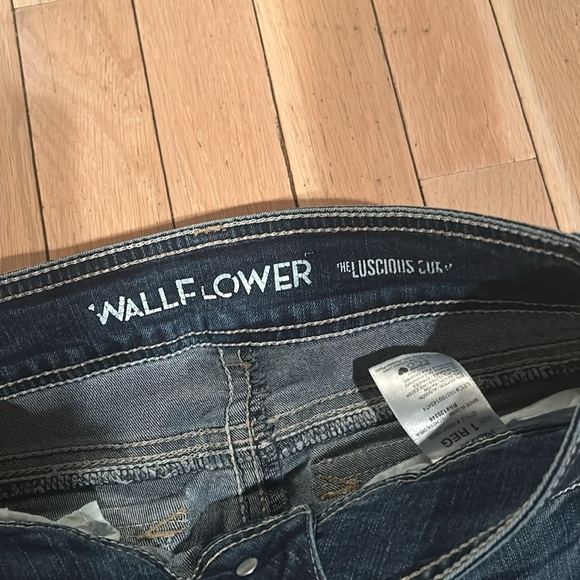 Wallflower ‘Luscious Curve’ Style Womens 2000s Style Denim Double Button Sz 1 - Picture 14 of 14